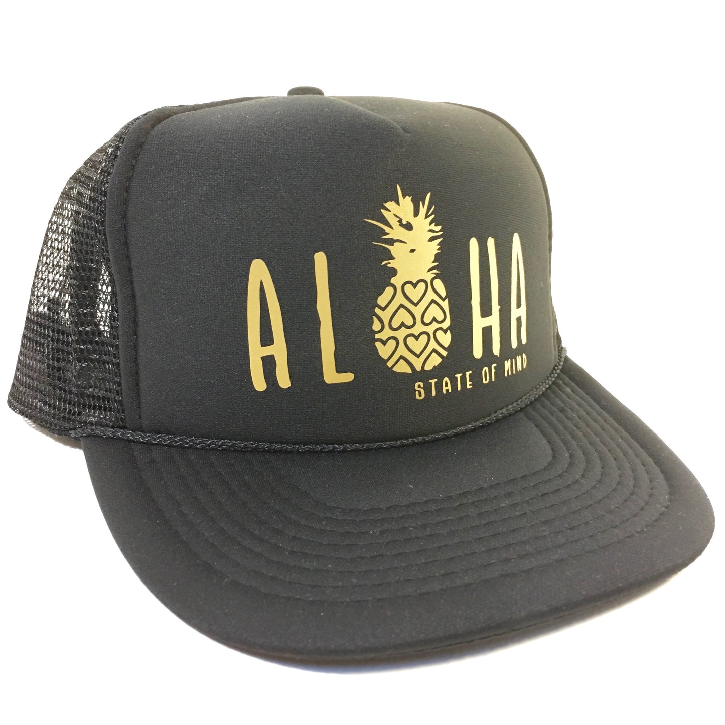 Aloha Hearts & Pineapple Trucker