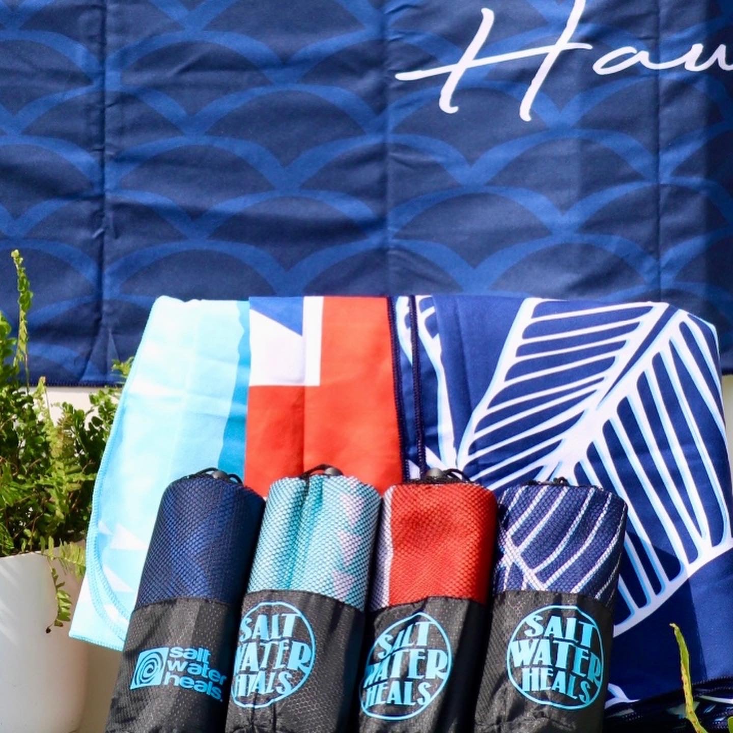 Salt Water Heals Microfiber Towel
