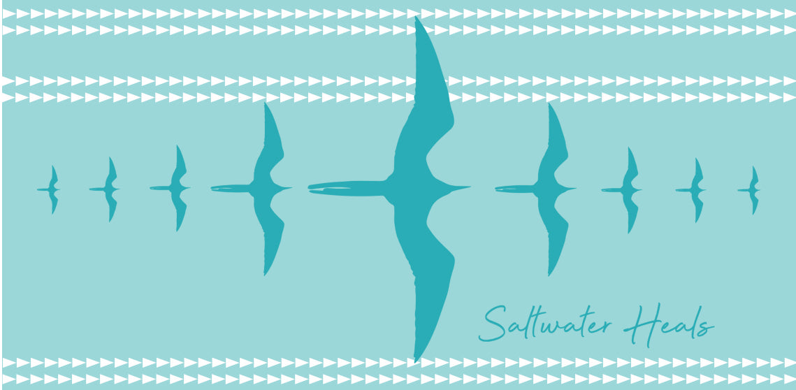 Salt Water Heals Microfiber Towel