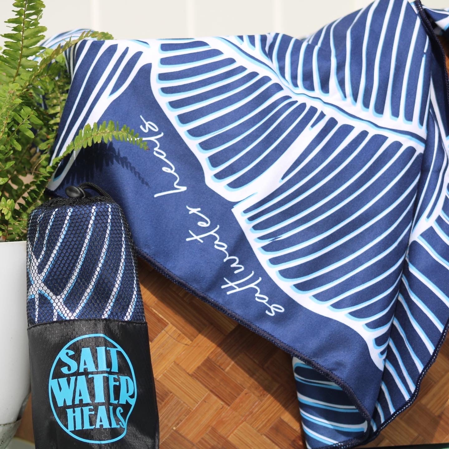 Salt Water Heals Microfiber Towel