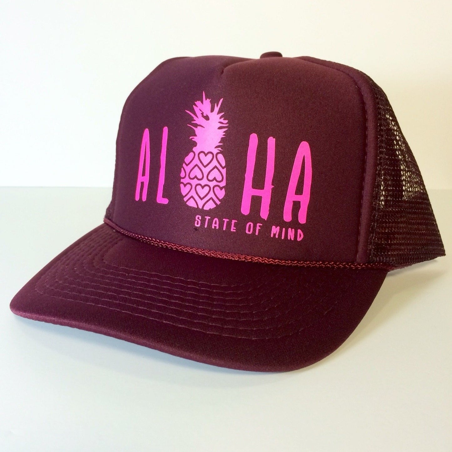 Aloha Hearts & Pineapple Trucker